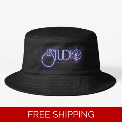 Bucket Fisherman Hat Le Studio Star Man Logo